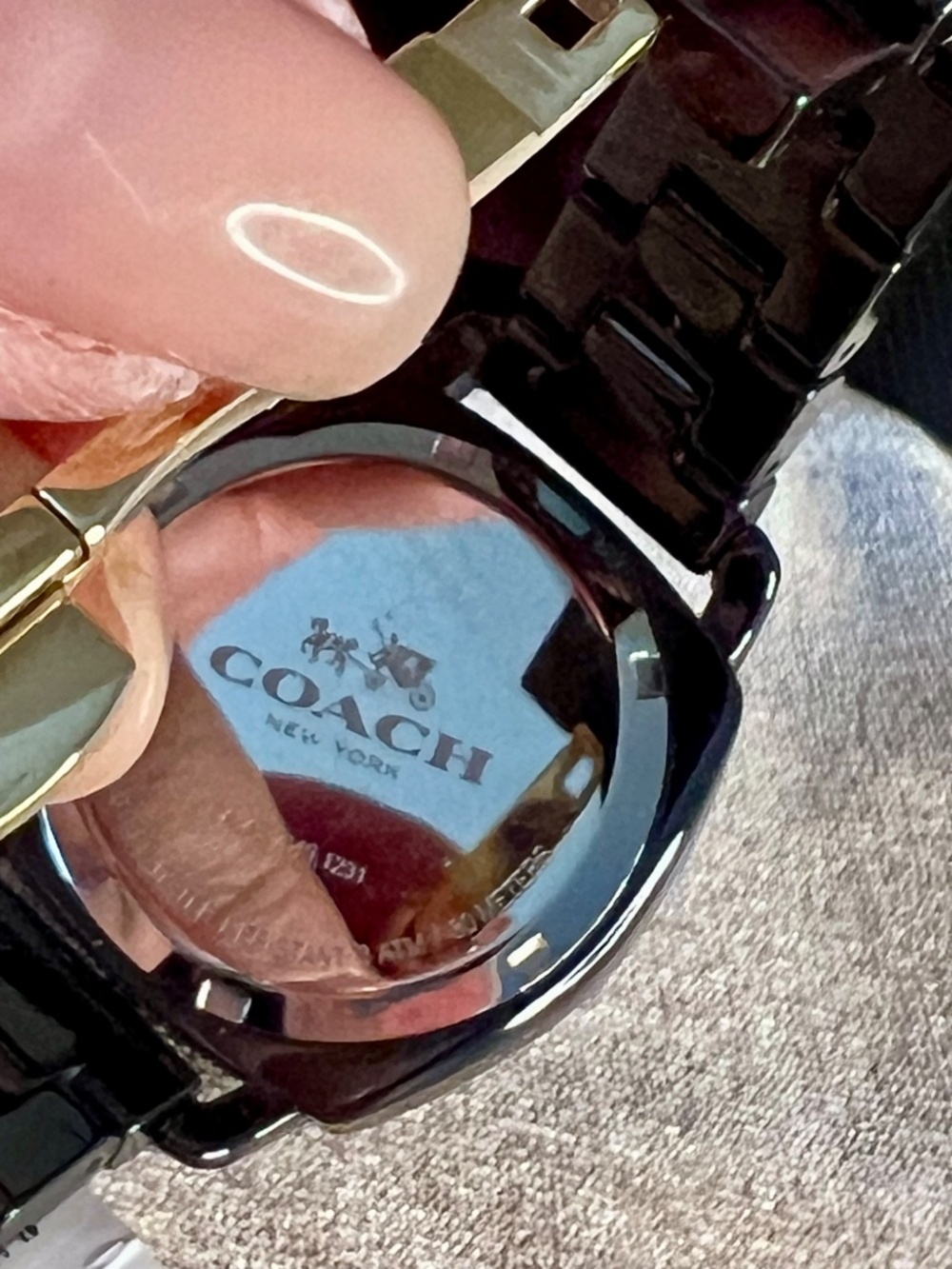 Coach Boyfriend Black Ceramic Bracelet Watch Model 14502504 - Picture 8 of 11